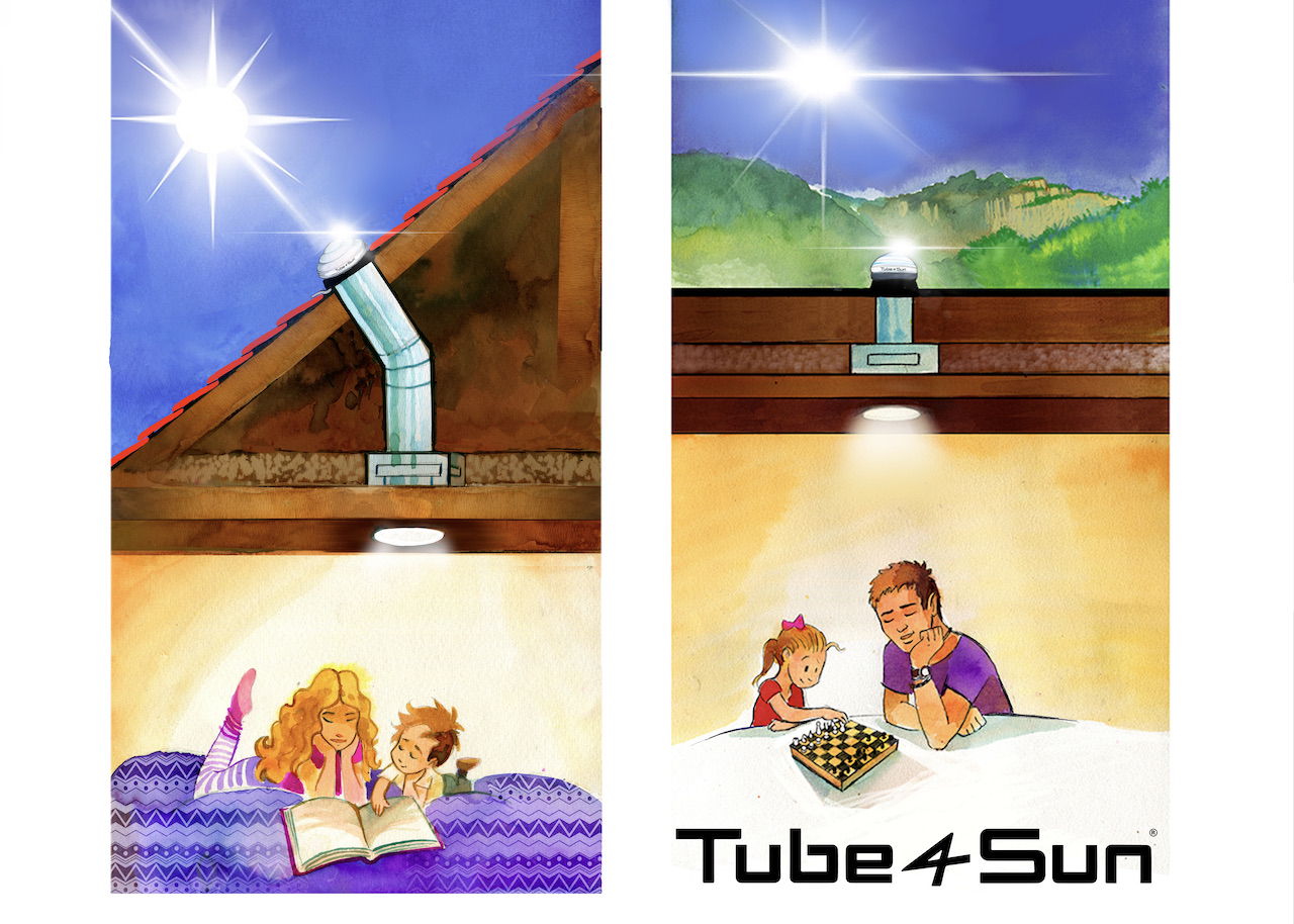 conduit de lumière Concept Tube 4 Sun